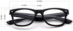 2 Pairs Vintage Retro Reading Glasses White Square Frame for Men and Women Classic Design Reading Glasses 3.00 with Landyard