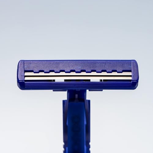 Dorco Fresh Twin Blade Disposable Razors for Men (60 Counts) – Smooth & Comfortable Shave for Men and Women, Non-Slip Handle, Ideal for Sensitive Skin & Travel