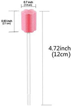 (50 Pack) Disposable Oral Swabs, Sterile Dental Sponge Unflavored for Mouth & Gum Cleaning