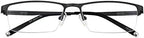 Half Rim Reading Glasses Mens Womens Readers in 4 Colours