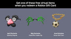 Roblox $50 Physical Gift Card [Includes Free Virtual Item] [Redeem Worldwide]