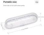 Electric Toothbrush Case for Oral B/Oral-B Pro/iO/Philips Sonicare/Demita/Bitvae and most Electric Toothbrushes, Includes 1 Charger Pouch, Transparent