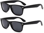2 PACK Lunisk Correction Glasses, Vision Correction Astigmatism Glasses for vision improvement Unisex-(Black-MA-RU18)