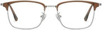 Trendy Computer Readers Blue Light Blocking Reading Glasses Anti UV Flat Light Mirror Eyeglasses for Women