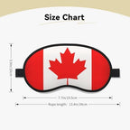 Canadian Flag Sleep Mask 100% Light Blocking Eye Mask for Sleeping, Sleep Mask for Unisex for Travel/Nap