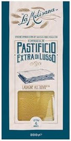 La Molisana - Imported Italian Egg Lasagna Sheets, (2)- 500g Boxes