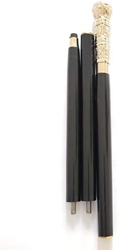 Silver & Black Woodcrafts Victorian Style Cane/Stick/Walking Stick Size 36 to 37" INCH Approx