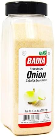 Badia Granulated Onion 1.25 Pound – Bold Savory Sweet Flavor
