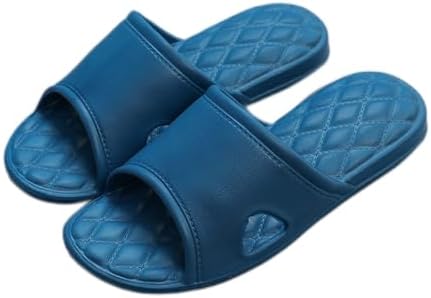 GRFIT Bathroom Slippers Fashion Slippers for Women, Summer Sandals, Slippers for Men, Couple, Soft Bottom, Home, Bathroom, Bath Slippers for Women Shower Sandals (Dark Blue, 43-44)