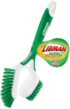 Libman Dual-Sided Tile & Grout Brush | Case of 6