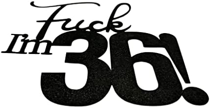 36 Cake Toppers, 36 Birthday Cake Toppers-Black Glitter, Funny 36th Cake Topper for Men,36 Cake Topper For Women, 36th birthday decorations,36th Birthday Cake Topper Thirty six