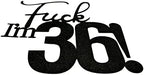36 Cake Toppers, 36 Birthday Cake Toppers-Black Glitter, Funny 36th Cake Topper for Men,36 Cake Topper For Women, 36th birthday decorations,36th Birthday Cake Topper Thirty six