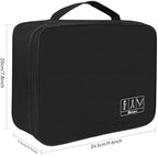 Barber Tools Bag Barber Case Hair Tools Travel Bag Clipper Guard Holder for Clippers and Supplies Hair Cutting Scissors Storage Bag Portable Clipper Storage Holder Organizer for Hair Cutting (Black)