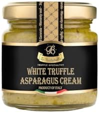 La Rustichella - Italian Truffle Bruschetta Essentials Set - White Truffle Asparagus Spread 3.2 oz, Black Truffle Sun Dried Tomatoes Spread 3.2 oz & White Truffle Pumpkin Spread 3.2