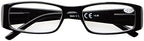 Eyekepper 5-Pack Spring Hinges Rectangular Reading Glasses Readers Black +1.0