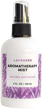 Bed & Body Lavender Aromatherapy Mist | Calm, Relax, Unwind | All-Natural Spray for Linens, Bed, & Body Made with Pure Lavender Essential Oil, Made in USA by Nature's Apothecary (4 oz)