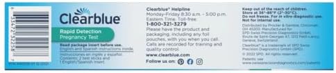 Clearblue Rapid Detection Pregnancy Test, Home Pregnancy Kit, 2 Count