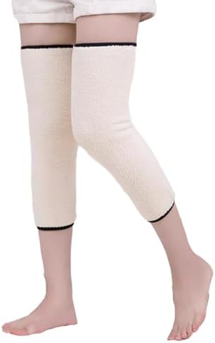 PURFUN Men Women Thick Wool Leg Warmers Winter Thermal Rheumatic Arthritis Ski Cycling Knee Braces Leg Sleeves Wraps Support