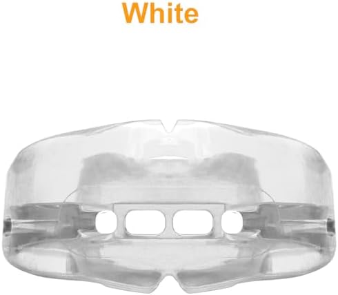 Coolrunner Double Braces Mouth Guard, Sports Athletic Mouth Guards Youth Mouthguard for Upper and Lower Teeth Protection Required for Youth, Teenager and Adults (Blue) (Blue+Transparent)