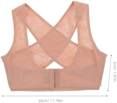Healifty 2pcs Tank Tops Back Brace Womens Bras Push up Ladies Top Jacket Protective Gear Bracket Chest Support
