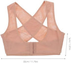 Healifty 2pcs Tank Tops Back Brace Womens Bras Push up Ladies Top Jacket Protective Gear Bracket Chest Support