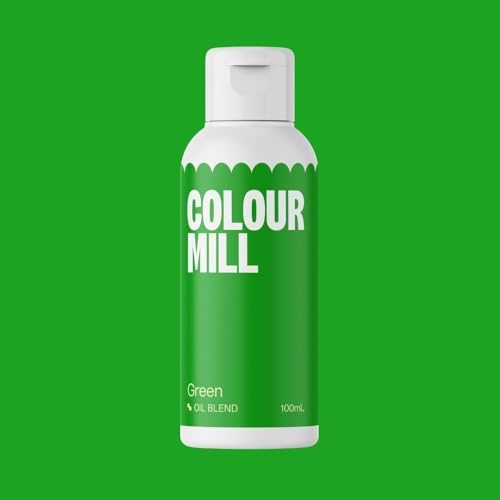 Colour Mill Oil-Based Food Coloring, 100 Milliliters (Green)