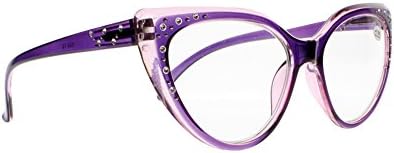Designer Elegant Big Butterfly Cat Eye Rhinestones Reading Glasses Spring Hinges