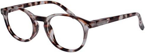 OPULIZE Zen Reading Glasses Cool Round Frame Spring Hinges Scratch Resistant Mens Womens
