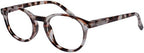 OPULIZE Zen Reading Glasses Cool Round Frame Spring Hinges Scratch Resistant Mens Womens