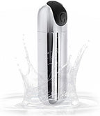 10 Modes Quiet Waterproof Tool Powerful Mini Stick for Women Pleasure, Handheld Travel Pocket Portable Soft Toys Massage Ball for Body Relax(Silver)