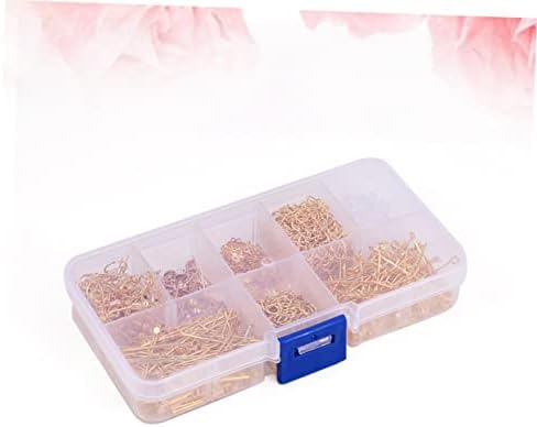 Healeved 1Set DIY Earrings Accessories Kit of Metal Earring Materials for Handmade Fashion Jewelry for Earring Making Repair to Use