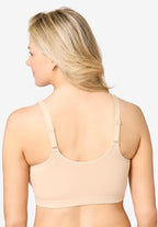 Catherines Women's Plus Size Front-Close Cotton Comfort Bra