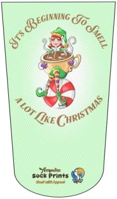 Amputee Sock"Its Beginning to Smell a Lot Like Christmas lghtgren V1"