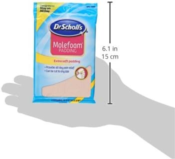 Dr. Scholl's Molefoam Padding, 2 Count