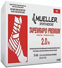Mueller TapeWrap Premium Red - 5cm x 5.4m