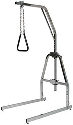 Lumex 2940B Versa-Helper Trapeze Bar for Bed Mobility, Chrome, Medical Assist Handle With Floor Stand