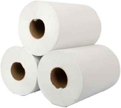 Karat JS-RTW350 Junior Paper Towel Roll, White (Pack of 12)