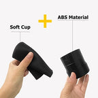 BELOMI Car Trash Can, Mini Silicone Auto Garbage Container with Lid, Waterproof Leakproof Portable Trash Dustbin, Vehicle Rubbish Bins for Automotive, Home, Office, Kitchen, Bedroom (Black)