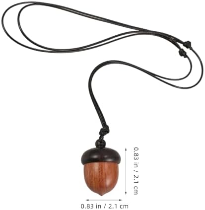 Travel Medicine Organizer Small Acorn Shape Pill Case with Lanyard Portable Sealed Pill Container Moisture-Proof Medication Dispenser for Travel Use