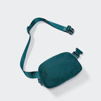 Pander Two Way Zipper Fanny Pack Nylon Everywhere Belt Bag for Women, Water Repellent Waist Packs, Crossbody Bags with Adjustable Strap (Teal Blue).
