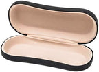 Noble Hard Shell Glasses Case - Protective Eyeglass Case for Glasses with Microfiber Cleaning Cloth and Pouch