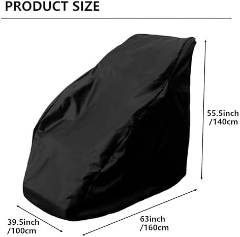 Massage Chair Cover Full Body Zero Gravity Chair Covers Waterproof, Massage Recliner Chair Dustproof Cover, with Extra Storage Bag (39.5" W x 63" L x 55.5" H)