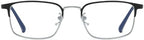 JOLLYNOVA Progressive Reading Glasses Men,Titanium Metal Frame Blue Light Blocking Anti Eyestrain Multifocus Computer Readers