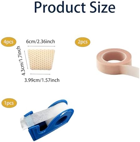 7-piece Set Thermoplastic Nasal Splint,Nose Tape for Rhinoplasty Shaping,Dispenser,External Nose Protector Support for Nose Brace Fracture, Rhinoplasty Septoplasty Surgery, Nose Job Recovery Supplies