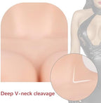 Breastplate for Crossdressers, Silicone Breast Forms for Transgender Drag Queen Fake Boobs for Cosplay
