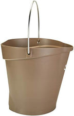 Vikan 568666 Pail,3 gal.,PP/SS,Brown