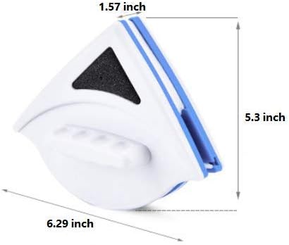 UgyDuky Magnetic Window Cleaner Double Side Glass Wiper Adjustable Magnetic Glider Washing Brush Tools Glass Washing Cleaning Tool Brush 3-8mm Thickness Suit Glazed Windows