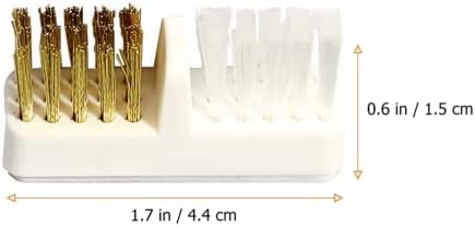 minkissy Cleaning Brushes for Drill 4pcs Drill Brush Copper Wire Bristles Nail Cleaner Tool for Nail Salon Home Use
