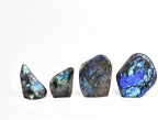 JIC Gem Labradorite Palm Stone Crystal,100% Natural and Handcrafted, Irregular Polished Healing Crystal Gemstones,Worry Stone with Healing & Calming Effects (0.5-0.8 Lb)