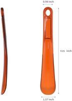 9.05"/16" Plastic Shoe Horn, 2 Pack, Hanging Hole for Easy Storage, Ideal for Seniors, Pregnant, Kids & traveller